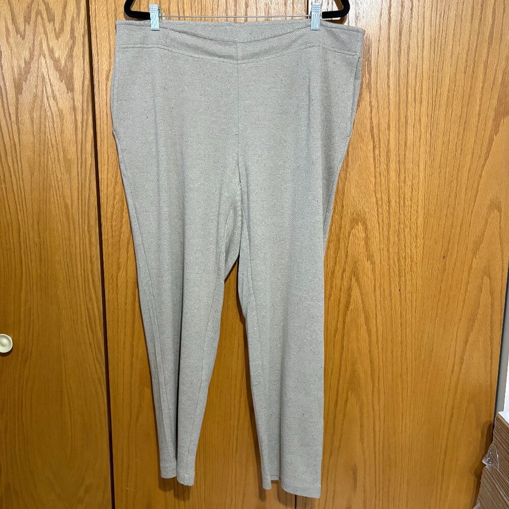 J. Jill pure jill plus size 2X cotton‎ blend stretch pull on pants
